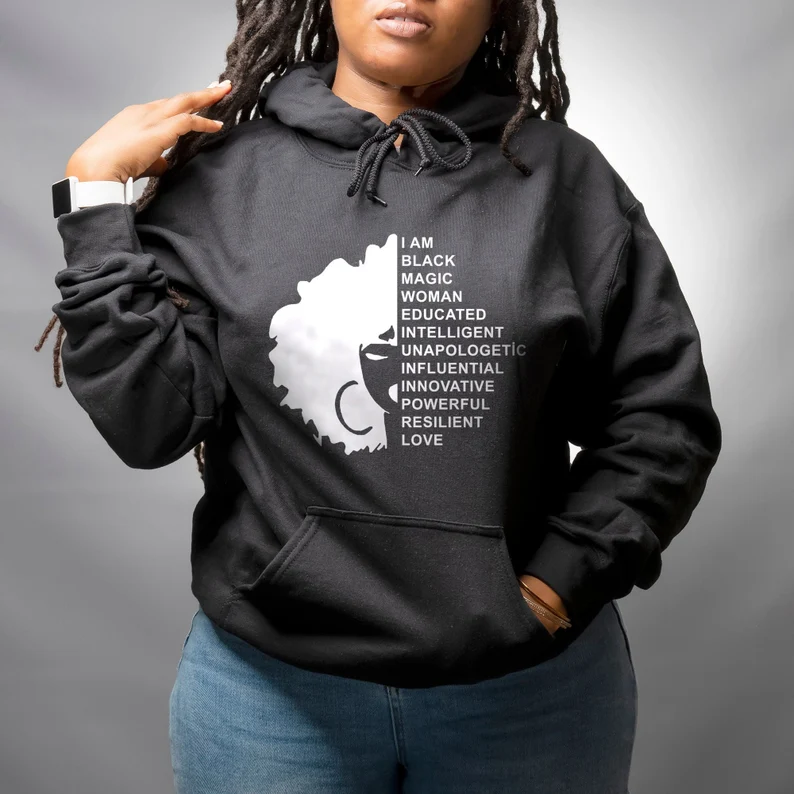 I Am Black Woman Hoodie